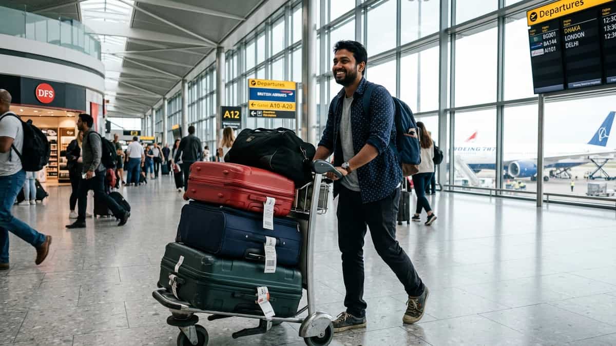 বিমানবন্দরে লাগেজ ট্রলি ব্যবহারের সম্পূর্ণ নিয়ম ও নির্দেশিকা ২০২৬
