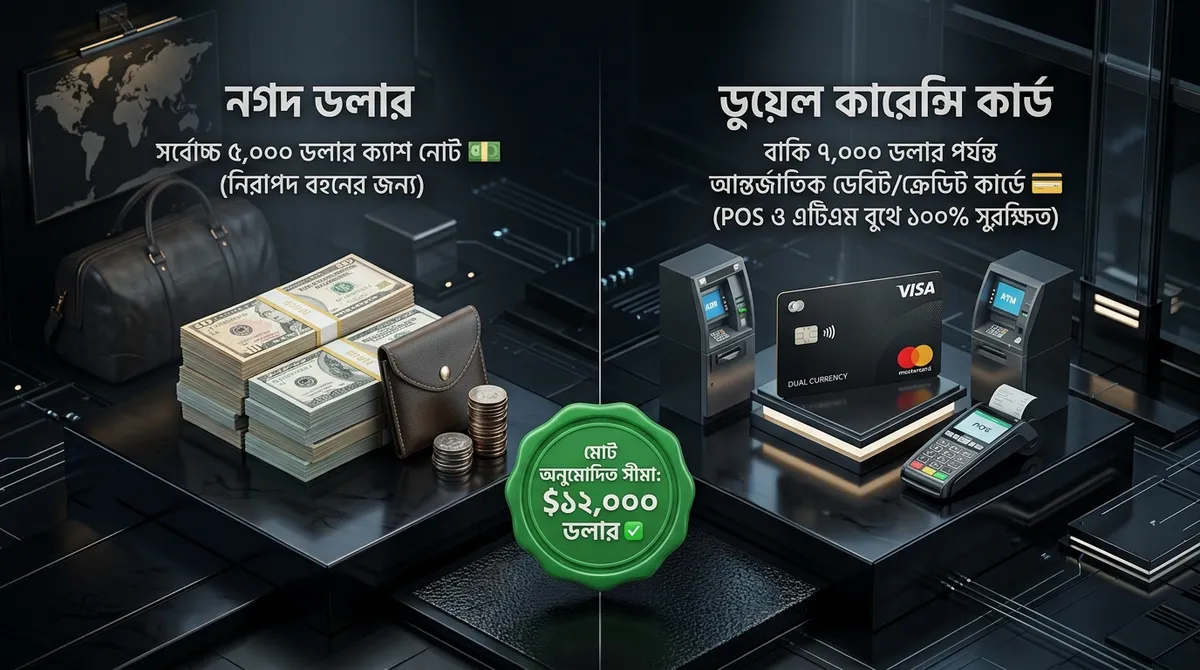 Infographic 02: Physical cash dollar limit vs international travel card advantages