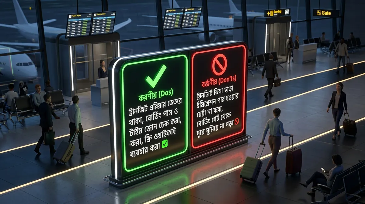 Infographic 05: Transit passenger dos and donts guidelines