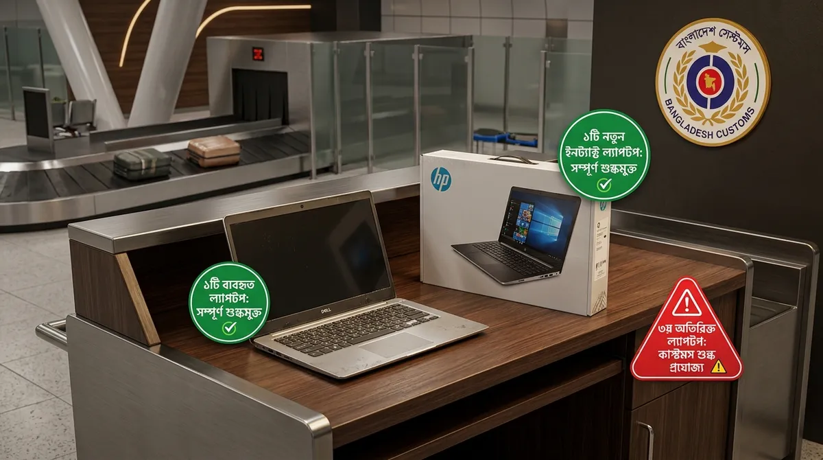 Infographic 01: NBR duty-free allowance for one laptop per passenger