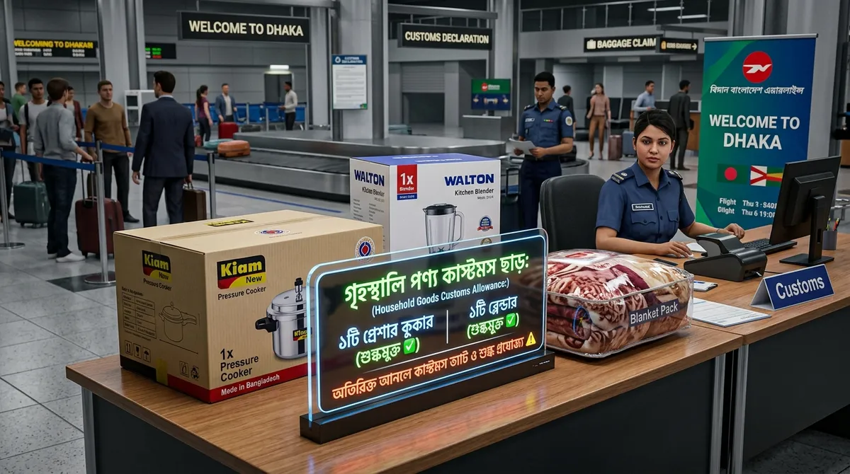 Infographic 05: Household goods airport customs clearance guide
