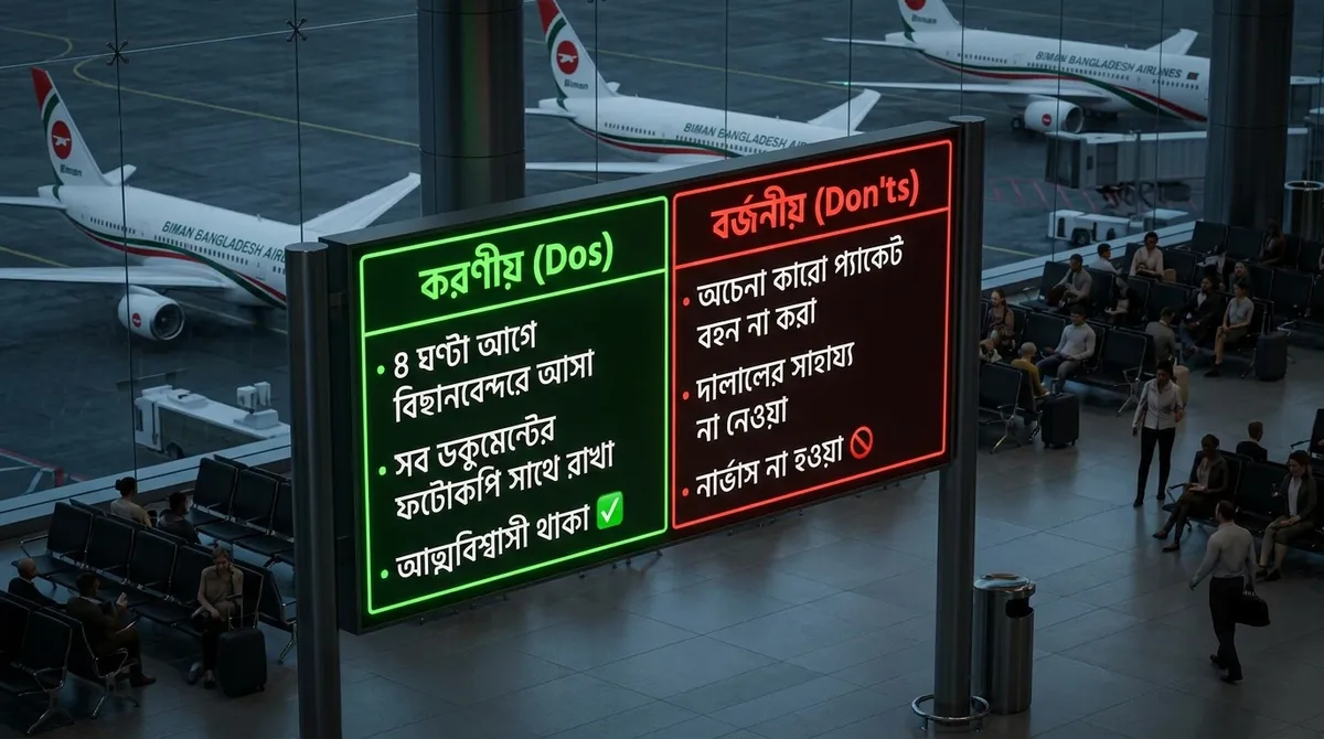 Infographic 05: Dos and donts for first-time international air travelers