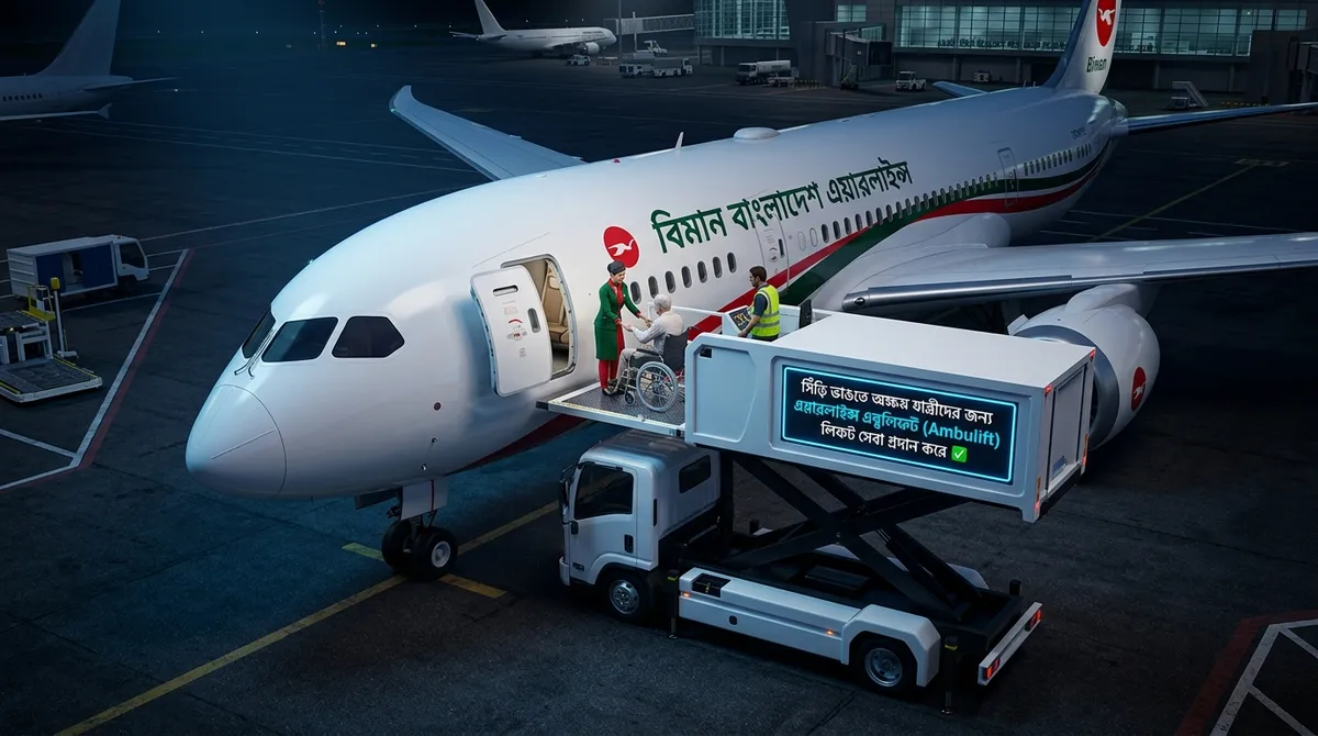 Infographic 04: Ambulift vehicle and priority aircraft boarding for passengers