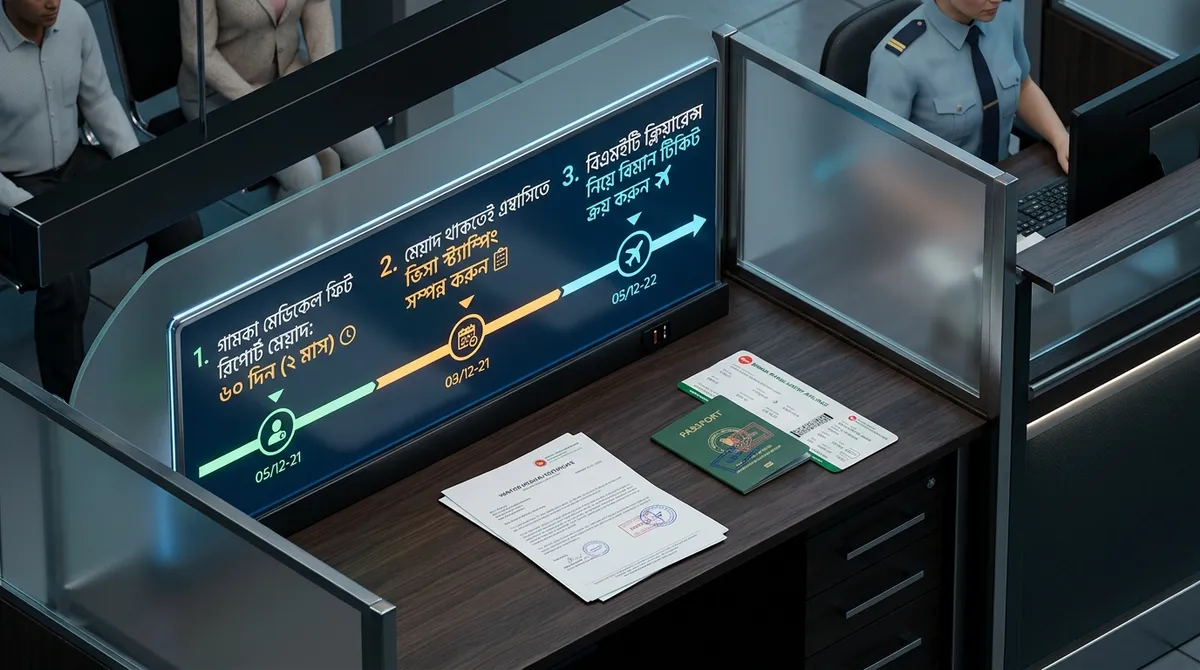 Infographic 05: Medical certificate validity and visa processing timeline