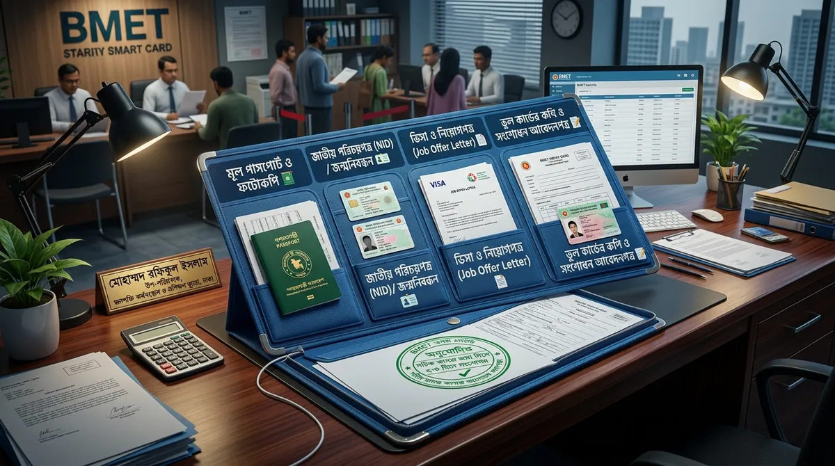 Infographic 04: Supporting documents checklist for BMET smart card amendment