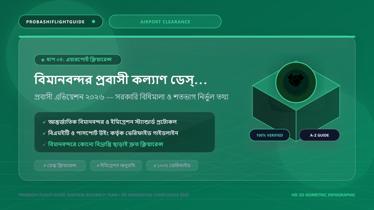 বিমানবন্দরে প্রবাসী কল্যাণ ডেস্কে স্মার্ট কার্ড ভেরিফিকেশন