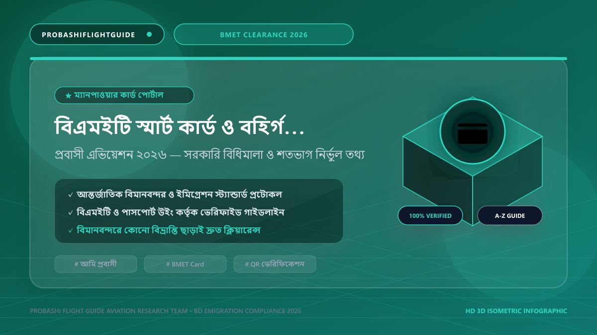 বিএমইটি স্মার্ট কার্ড ও বহির্গমন ছাড়পত্র অনলাইন ডাউনলোড গাইড