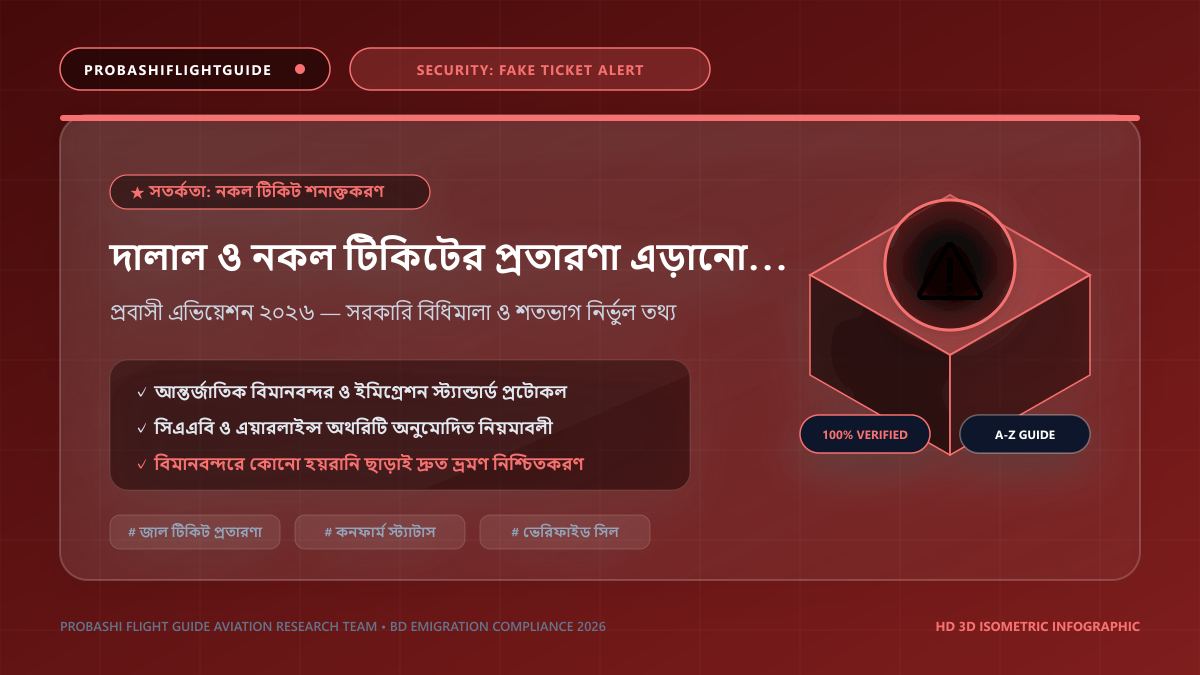 দালাল ও নকল টিকিটের প্রতারণা এড়ানোর ৫টি সিকিউরিটি চেক