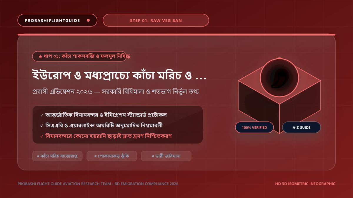 ইউরোপ ও মধ্যপ্রাচ্যে কাঁচা মরিচ ও শাকসবজি প্রবেশের কঠোর নিষেধাজ্ঞা